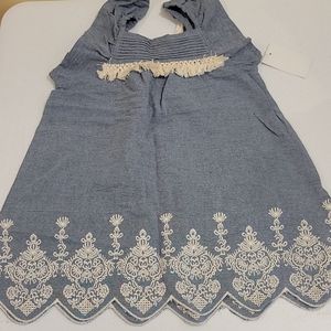 Girls Top, Size 6x, Blue, Jessica Simpson